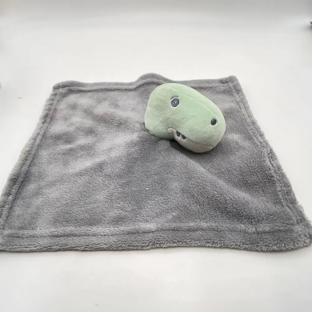 2019 Elle & Jaye Green Dinosaur Lovey Gray Plush 13